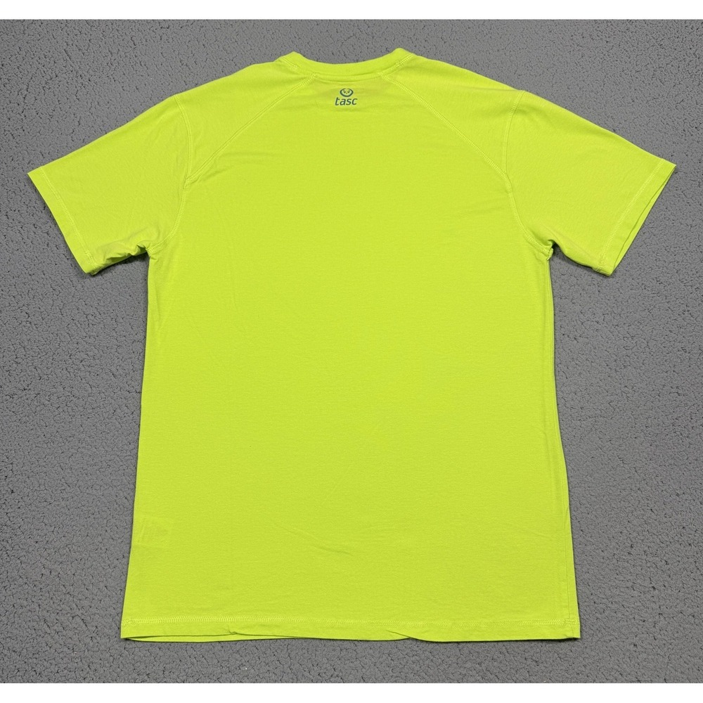 Tasc Shirt Mens Small Yellow Short Sleeve Crewneck Athletic Performance Top - Picture 8 of 8